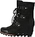 Sorel Women's Joan of Arctic Wedge Booties (7.5 B(M) US, Black/Quarry)