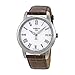 Tissot Men's T0334101601300 T-Classic Dream White Dial Brown Leather Strap Watch