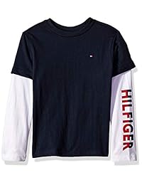 Tommy Hilfiger Dustin-bex - Camiseta de manga larga para niño