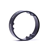 RISK 4Pcs 5mm 10mm 2.2g Hollow Design MTB Mountain Bicycle Fork Headset Spacer 28.6mm Fork Headset Gasket Aluminium Alloy Fork Washer