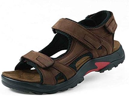 GHFJDO Men Hiking Sandals,Outdoors Open Toe Adjustable Heel Strap Sandals,Walking Shoes Summer Beach Shoes