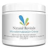 Microdermabrasion Crystal Scrub, Reduces Fine Line, Wrinkles, Acne Scars, Pores, Uneven Skin Tone, Blackheads, Polishes Dead Skin Cells, Top Rated Anti Aging Skin Regeneration Treatment and Exfoliator