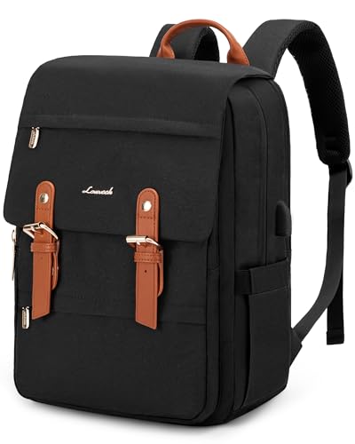 LOVEVOOK Schulrucksack Teenager Mädchen, Rucksack Damen Herren, Wasserdichter Travel Backpack mit Laptop Fach 17 Zoll, School Bag Tagesrucksack, Handg