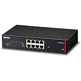 Buffalo 8-Port Desktop Gigabit Green Ethernet High Power PoE Smart Switch (BS-GS2008P)
