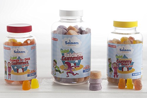 Salaam Nutritionals Halal Family Pack Vitamins, Complete Nutrition, *BEST Tasting* (Multivitamins, Omega3+dha, Calcium+vit D) Salaam Nutritionals Halal Family Pack Vitamins, Complete Nutrition, *BEST Tasting* (Multivitamins, Omega3+dha, Calcium+vit D)