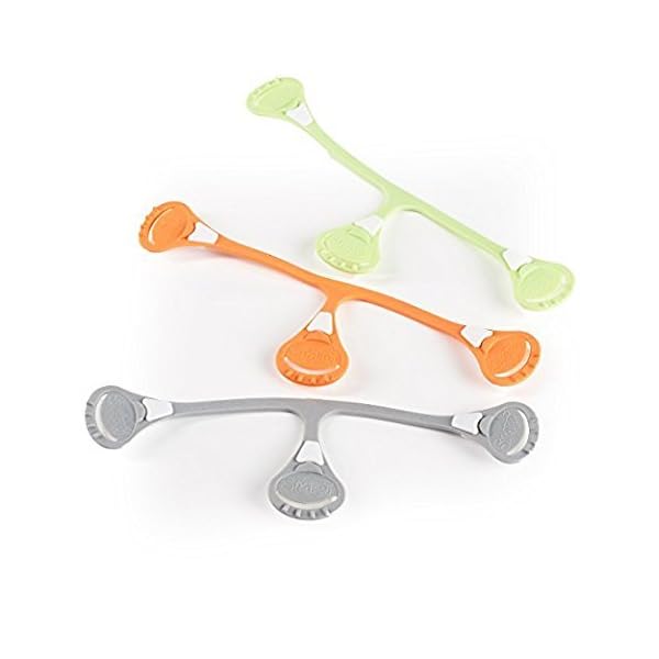 [Toddler Size 3-Pack] Snappi Cloth Diaper Fasteners - Replaces Diaper Pins - Use with Cloth Prefolds and Cloth Flats