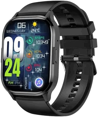 3-in-1 Set: Smartwatch Damen & Herren mit Bluetooth Anrufen + Over Ear Kopfhörer Bluetooth Noise Cancelling + Mini Powerbank 5000mAh USB-C Power Bank