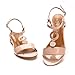Alexis Leroy Summer Women's Classic Buckle Design Fashion Flat Sandals