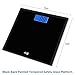Eat Smart Precision Digital Bathroom Scale, 400 Pound Capacity, Black