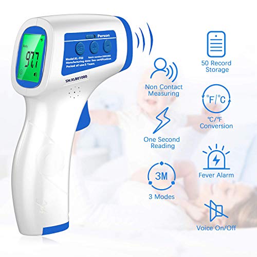 XINYA BAO Forehead Thermometer,Digital Body and Surface Thermometer 2 in 1 Dual Mode Thermometer
