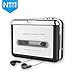 Cassette Player,Cassette Tape to MP3 Converter, Via USB Portable Cassette Tape Converter Captures MP3 Audio Music,with Headphones,Convert Walkman Tape Cassette Compatible with Mac PC Laptop (Silver)