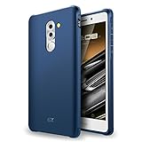 Huawei Honor 6X / Huawei Mate 9 Lite Case, LWGON Shockproof Ultra Slim Soft Silicone Protective Case for Huawei Honor 6X (cocase blue)