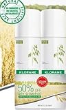 Klorane Gentle Dry Shampoo with Oat Milk, Aerosol-3.2 oz. (Pack of 2)