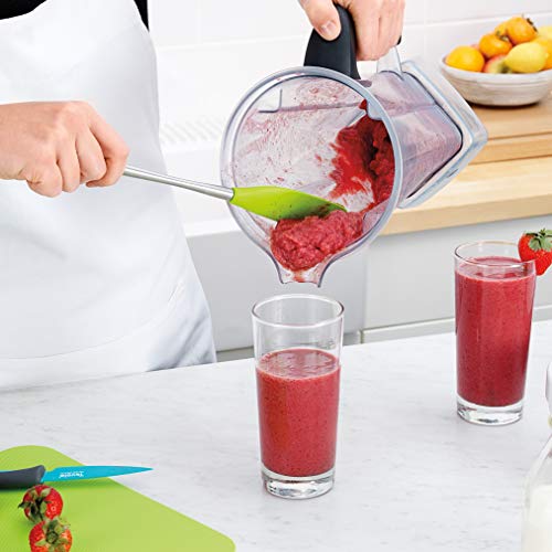 image for Tovolo Flex-Core Stainless Steel Narrow Handled Jar Scraper Spatula, R