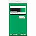 Emerald Green Solid Rectangular Plastic Table Cover (54