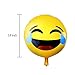 KUUQA 14 Pcs Emoji Mylar Party Balloons Emoji Balloons Emoji Party Decoration Supplies 18