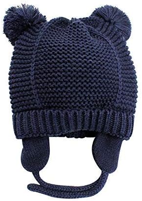 XIAOHAWANG Baby Hat Cute Bear Toddler Earflap Beanie Warm for Fall Winter