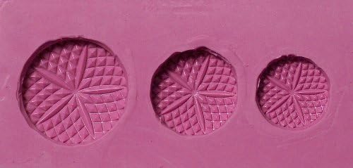 Fleximold Silicon Mold, "Dimpled Star" Mold