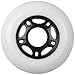 KSS Outdoor Asphalt Formula 89A Inline Skate X8 Wheels, White, 72mm