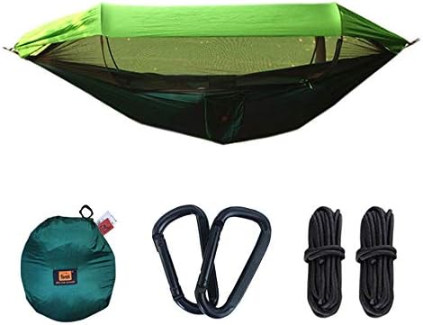 Camping Hammock with Mosquito Net, Lightweight and Windproof Sunscreen Portable Tent Portable Quick-drying Perfect for Hiking Backpacking Beach