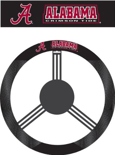 Alabama Crimson Tide-Poly-Suede Steering Wheel Cover Alabama Crimson Tide-Poly-Suede Steering Wheel