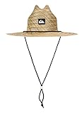 Quiksilver Men's Pierside Slim Straw Hat, Natural, Small/Medium