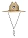 Quiksilver Men's Pierside Slim Straw Hat, Natural, Small/Medium