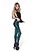 JNTworld Women Sexy Mermaid Fish Scale Hologram Soft Shine Leggings, L, Blue
