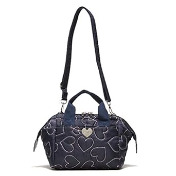 Amazon メゾピアノ Mezzo Piano ハートキルトショルダーバッグ