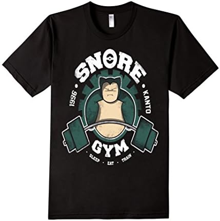Men's Snore Gym Shirt XL Black