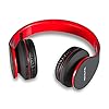 Wireless-Bluetooth-Over-Ear-Stereo-Foldable-Headphones-Wireless-and-Wired-Mode-Headsets-with-Soft-Memory-Protein-EarmuffsBuilt-in-Mic-for-Mobile-Phone-TV-PC-Laptop-BlackRed Wireless Bluetooth Over Ear Stereo Foldable Headphones, Wireless and Wired Mode Headsets with Soft Memory-Protein…