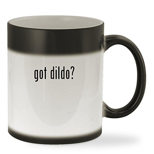 got dildo? - 11oz Color Changing Sturdy Ceramic Coffee Cup Mug, Black
