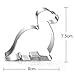 GXHUANG Dinosuar Cookie Cutter,Stainless Steel (Dinosaur), for Anniversary Birthday Wedding Party