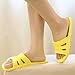 Jiyaru Unisex Floor Slippers Anti-slip Home Shoes Bath Slipper Yellow 41 US8