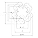 3 Piece Clover Cookie Cutter Set - 4 1/2