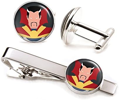 SharedImaginationDoctor Strange Tie Clip, The Avengers Jewelry, Dr Strange Cufflinks, Ironfist Superhero Wedding Party and Groomsmen Gift Geek