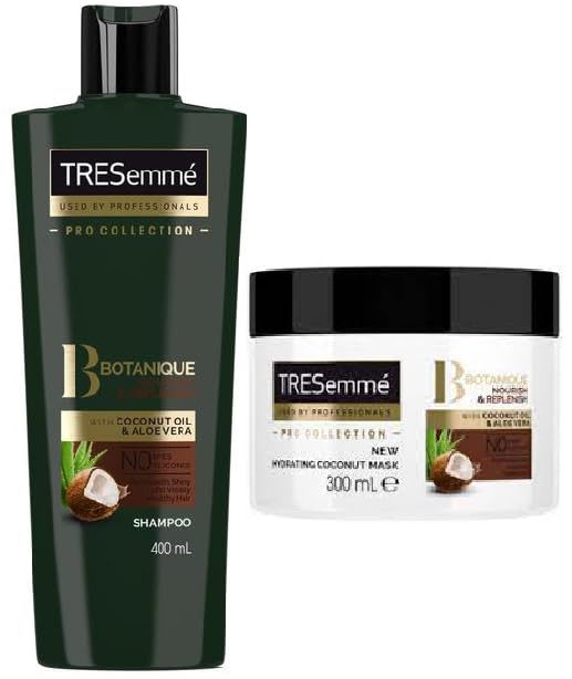 TRESemme Botanique NOURISH + REPLENISH Shampoo 400ml with Deep Conditioning Masque 300ml