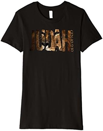 Womens Hebrew Israelite Tribe Lion of Judah Torah T-Shirt Large Black