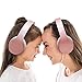 Bluetooth Headphones Over Ear, 70H Playtime and 3 EQ Music Modes Wireless Headphones with Microphone, HiFi Stereo Foldable Lightweight Headset, Deep Bass for Home Office Cellphone PC