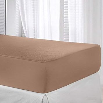 Cloth Fusion Saviour 2nd Gen Waterproof Terry Mattress Protector- King Size (72x84), Beige