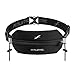 Fitletic Neo Race Belt | Unique No Bounce Design for Marathon, Triathlon, Trail, 5k, 10k | Single Pounch | N01R Neo