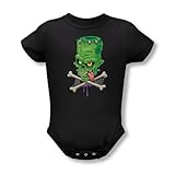 Vintage LETHAL THREAT/VON FRANKIE INFANT SNAPSUIT Black Medium (12 Mos)