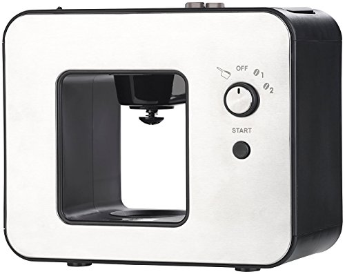 Rosenstein & Söhne Kaffeevollautomat: Vollautomatische Design-Kaffeemaschine mit Bohnen-Mahlwerk, 800 Watt (Retro… – Bild 5