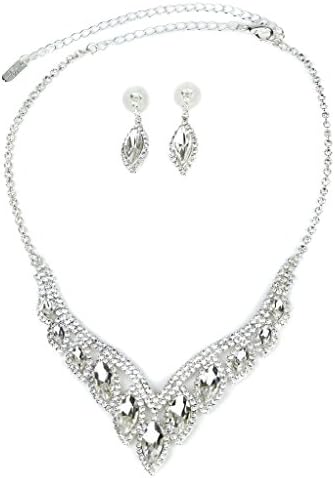 Lux BridalLux Accessories Lux Bridal Crystal Pave Rhinestone Drop Earrings