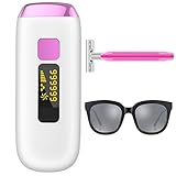 LEFINEE IPL Hair Removal System Painless Permanent With 999,999 Flashes Facial Hair Remover Whole Body At Home Device For Women Men,Bikini,Beard,Legs (Design: 999,999 Flashes)