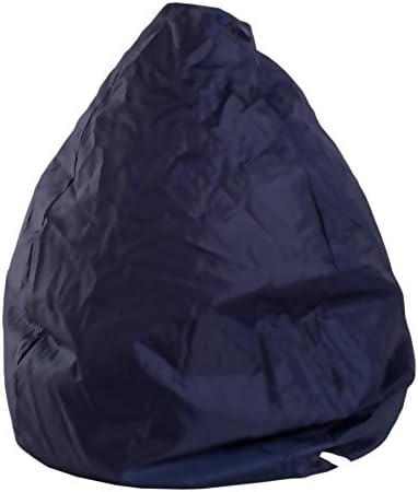 Mobili Rebecca® Bean Bag Pear-Shaped Chair Dark blue Pvc Polystirene Lifestyle Home decor (Cod. RE4632)