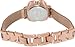 GUESS U0139L3 Rose Gold-Tone Floral Mesh Watch