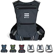 FITLY Minimalist Running Pack For Men & Women - Lightweight Running Vest Phone Holder, Storage, Thoracic B