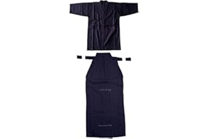 Japanese Kendo Uniform Set Breathable Iaido Traditional Samurai Outfit