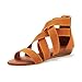 DREAM PAIRS Women's Elastica8 Summer Fashion Design Ankle Low Wedges Sandals